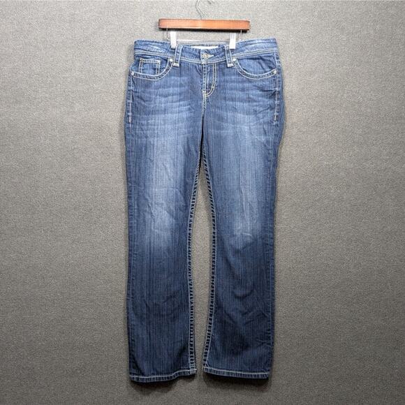 BKE Denim - BKE Payton Jeans Womens 32 Long (34x32) Bootcut Stretch Flap Pocket Denim